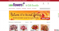 Desktop Screenshot of 1800flowers4giftseattle.com